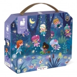 Puzzel in koffertje Nachtfeeën 36 stukjes