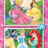 Puzzel DISNEY prinsessen 2×20 stukjes