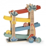 Houten baan Dino voor kinderen