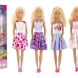 Plastic modepop 30 cm in doos (5 stijlen)