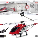 RC helikopter SYMA S107H 2,4 GHz – rood