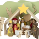 Kerststal van hout small foot