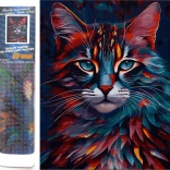 Diamantschilderij Spiedende Blik 30x40 cm