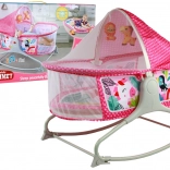 Multifunctioneel Kinderbed met Schommel 2in1 in Roze Kleur