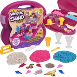 Kinetic Sand Scents ijssalon-set in koffer met geur