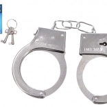 Metalen politiehandboeien met sleutel voor kinderen