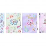 herinneringsboek Vlinder met slot 13x18 cm