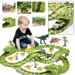 Doe-het-zelf dinosaurus-racebaan – 240 delen