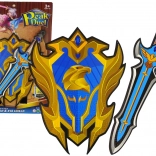 Kinderset blauwe krijger – foam zwaard en EVA-schild