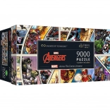 Puzzel 9000 stukjes Marvel over het Comic Universe