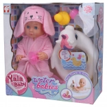 Baby met zwemring 27 cm