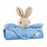 Pluchen knuffeldoekje met konijntje PETER RABBIT, blauw 37,5 × 37,5 cm
