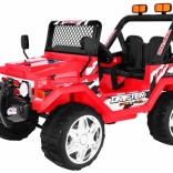 terrein kinder elektrische auto Raptor Drifter – rood, met afstandsbediening, soft start en EVA-wielen