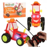 Springende en dansende RC-tractor met afstandsbediening – rood