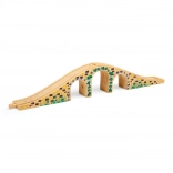 Bigjigs Rail houten drieboogbrug voor treinbaan