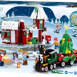 Sluban Town kerstendorp met treintje