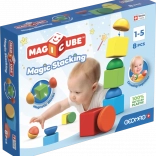 Geomag Magicube Stacking – magnetische bouwset voor de allerkleinsten, 8 onderdelen