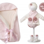 Kleertjes en accessoires voor LLORENS-pop 40 cm – 7‑delige set