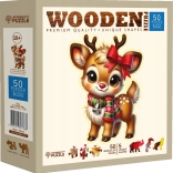 Houten puzzel Wintervriend 50 stukjes