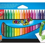 Driehoekige waskrijtjes MAPED Color’Peps, 24 stuks