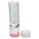 Transparante plakband 18 mm x 10 m, 8 stuks