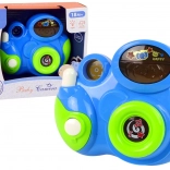 Interactieve kindercamera – licht en geluid, blauw