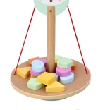 Houten balansspel met vos