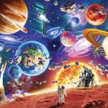 Familiepuzzel Ruimtereizen 350 stukjes – COBBLE HILL