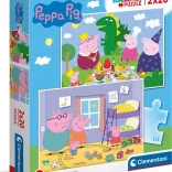 Puzzel Peppa Big - Clementoni 2x20 Stukjes