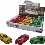 Metalen raceautootje met te openen deuren