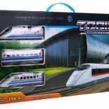 Grote elektrische spoorweg met accessoires voor kinderen 3+