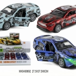 metalen raceautootje 1:32 met openslaande deuren en licht