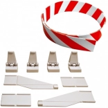 Mantinel en houders voor Carrera Evolution, Digital 132 en Digital 124 racebanen – set 3 m