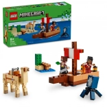 LEGO Minecraft piratenvaart – piratenschip met dieren en piraten (8+)