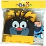 Kinder-groeimeter Mol – geel, schuim, 5 delen