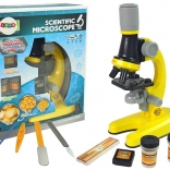 Microscoop Junior Educatieve Set Geel 100x 400x 1200x