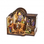 Miniatuurmodel van een tovenaarswerkplek