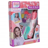 Bead-inrijger voor haar met accessoires