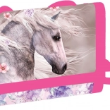 Kinderportemonnee van textiel met paardenmotief