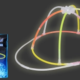 Gloeiende hoed met staafjes