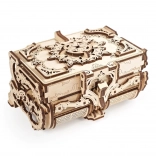 Houten mechanische sieradendoos UGEARS – antiek design, 3D-puzzel
