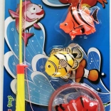 Vissen voor kinderen met schepnet en 5 vissen