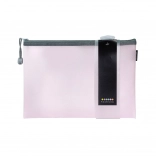 Omhulsel met rits A4 Pastelini roze