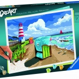 CreArt vakantie aan de Oostzee – schilderen op nummer (Premium Series B)