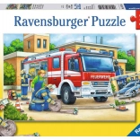 Puzzle RAVENSBURGER politie en brandweer 2×12 stukjes