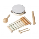 Muziekset voor kinderen 4-in-1 van hout