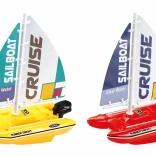 Batterij-aangedreven catamaranboot