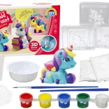 Creatieve 3D gipsverf set Unicorn