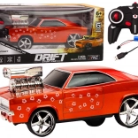 Afstandsbediende 1:18 Drift 360 Lichten Geluiden Rood