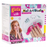 Kinderset voor het schilderen van nagels met droger en accessoires